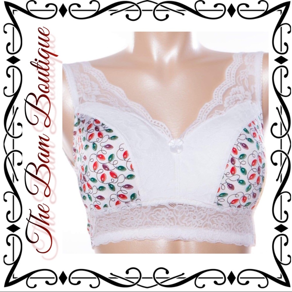 Plus Size Party Lights Ahh Leisure Pin Up Bra